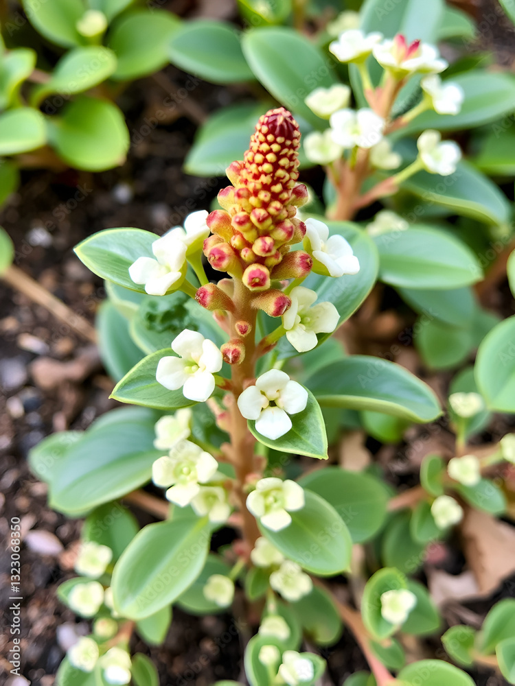 Euphorbia Japonica is native to South Africa. Young branches that grow from the root system, grow slowly, prefer a lot of water in summer. The tip becomes a solid brown stalk. Euphorbia Japonica is native to South Africa. Young branches that grow from the root system, grow slowly, prefer a lot of water in summer. The tip becomes a solid brown stalk.