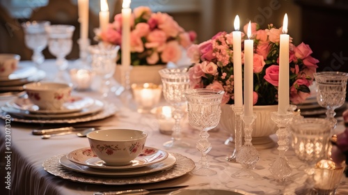 dinner birthday party table