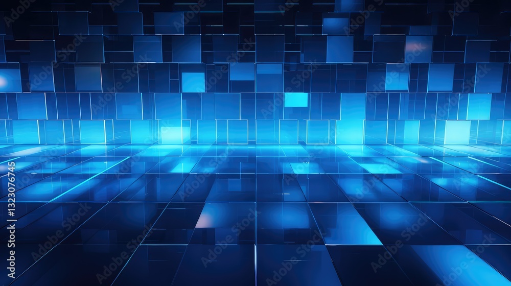 screen blue grid screen blue grid
