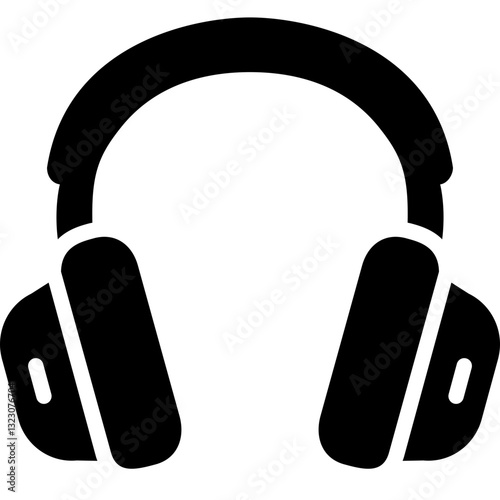headset solid icon