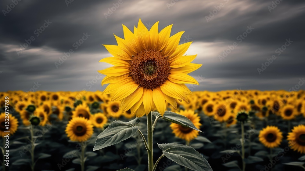 Fototapeta premium vibrant yellow and grey
