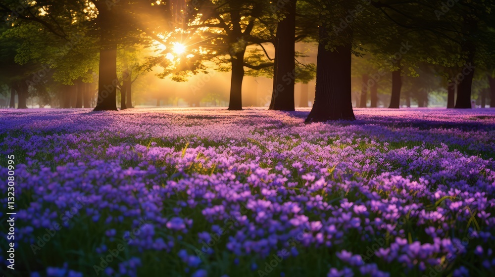 Obraz premium purple wild violet