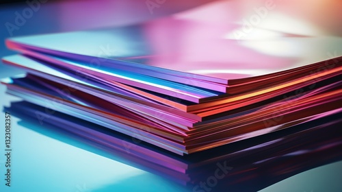 finish glossy paper texture