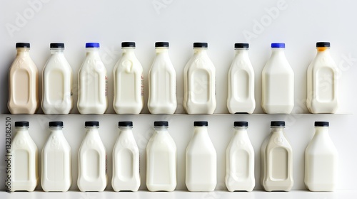 supermarket white milk production
