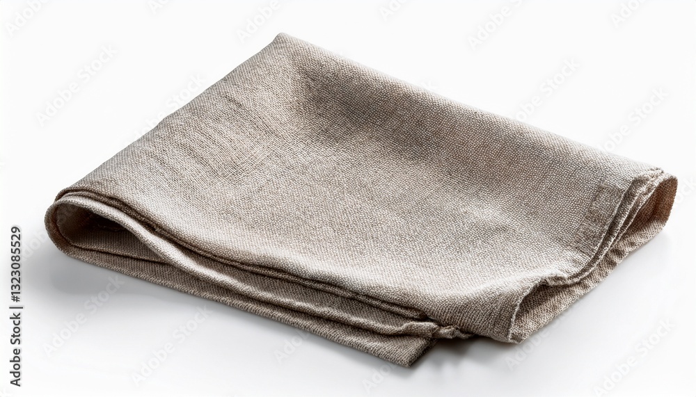 linen napkin isolated on white background linen napkin isolated on white background