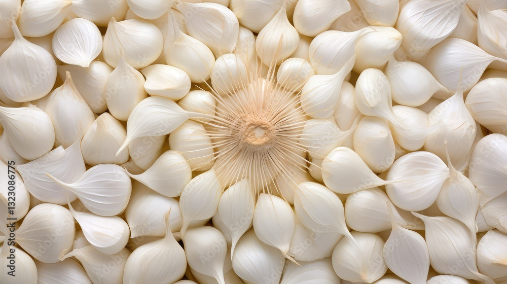 sliced white garlic fresh sliced white garlic fresh