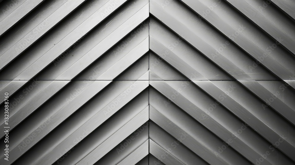 Obraz premium geometric galvanized steel texture