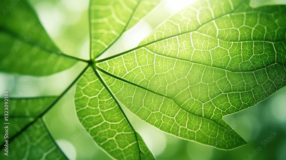 Obraz premium veins close up tree