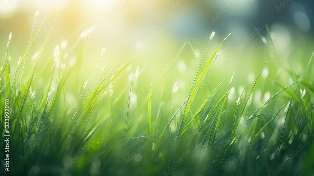 Obraz premium close green gradient background