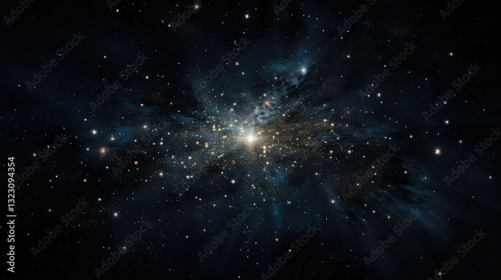 Fototapeta premium beauty stars swirl