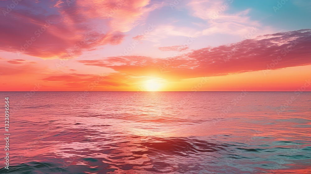 Obraz premium pink orange lemon yellow