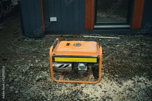 Construction site generator used for repairs 