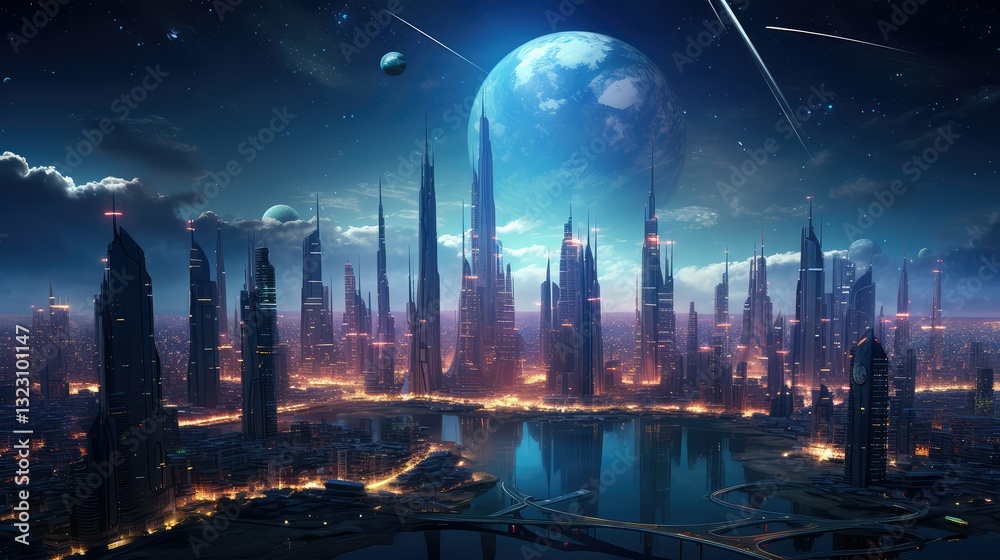 Fototapeta premium dystopian book genre