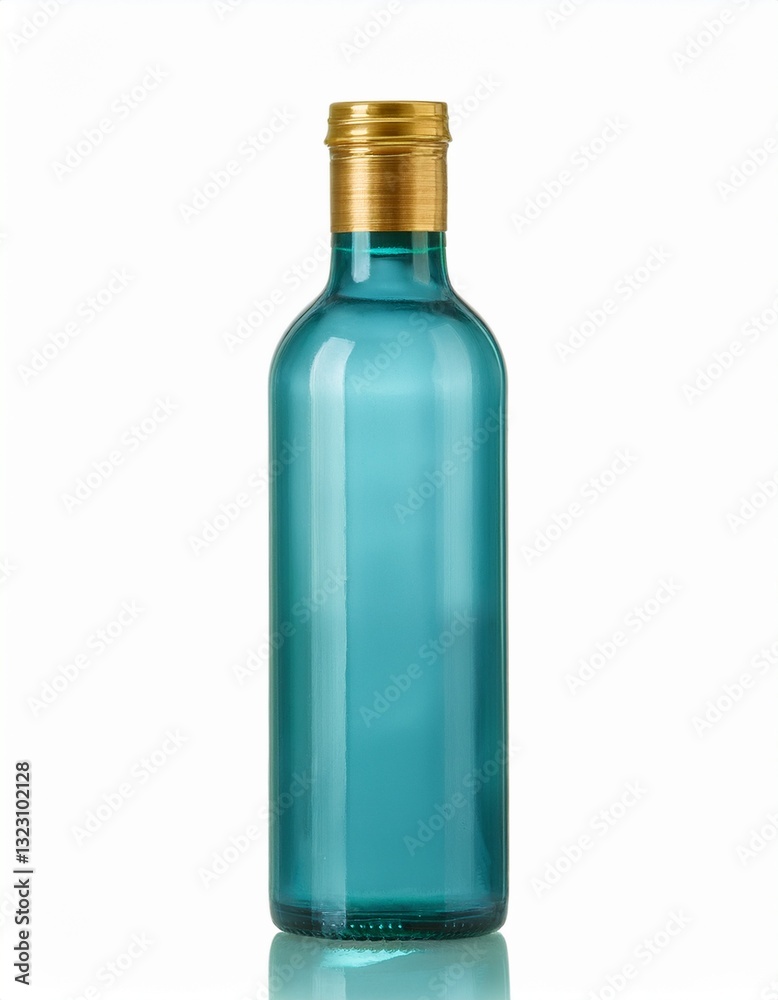 Teal Glass Bottle Teal Glass Bottle