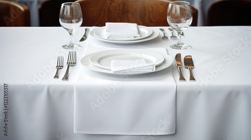 formal blank table top