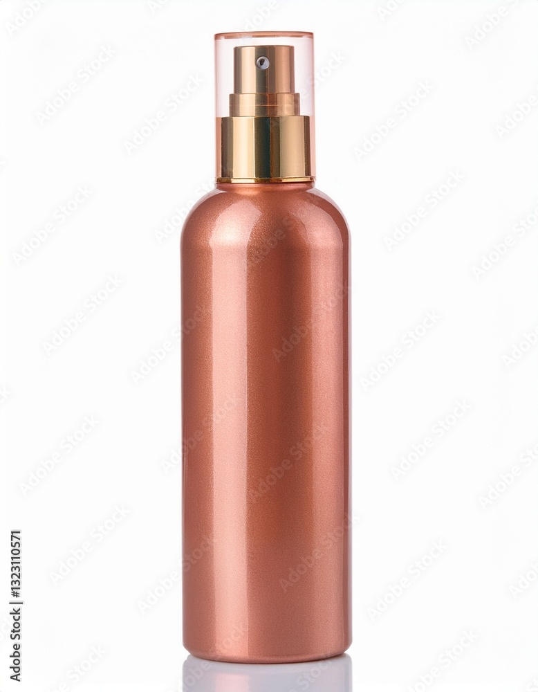 Rose gold spray bottle with a sleek, modern design. Perfect for various beauty and cosmetic products. Rose gold spray bottle with a sleek, modern design. Perfect for various beauty and cosmetic products.