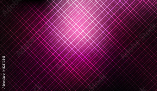 Vibrant grid overlay with radiant magenta hues, creating a textured canvas for modern designs and futuristic visualscapes, offering depth and luminous intensity