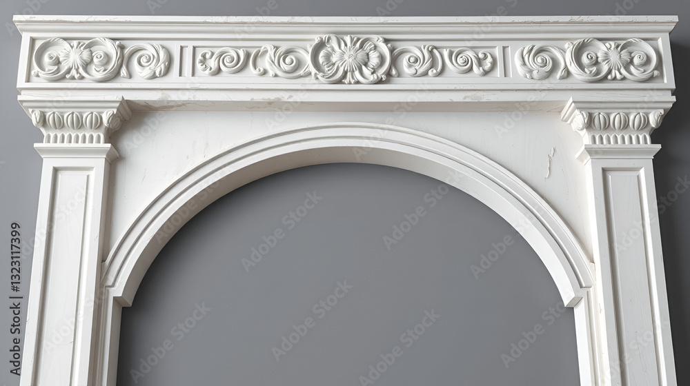 Fototapeta premium Decorative frame with greek ornament