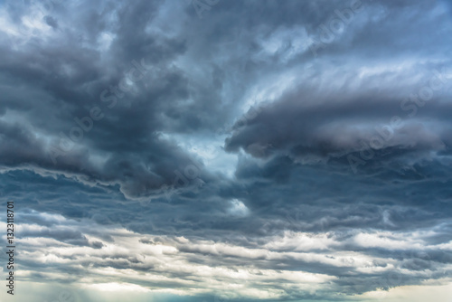 Fototapeta Naklejka Na Ścianę i Meble -  Summer storm clouds in the sky