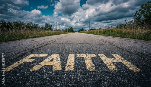 The Road to Faith: An Empty Path Forward with Hope and Determination
