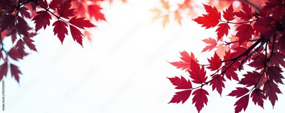 Bold, dark foliage shapes against bright white , vector, graphic Bold, dark foliage shapes against bright white , vector, graphic