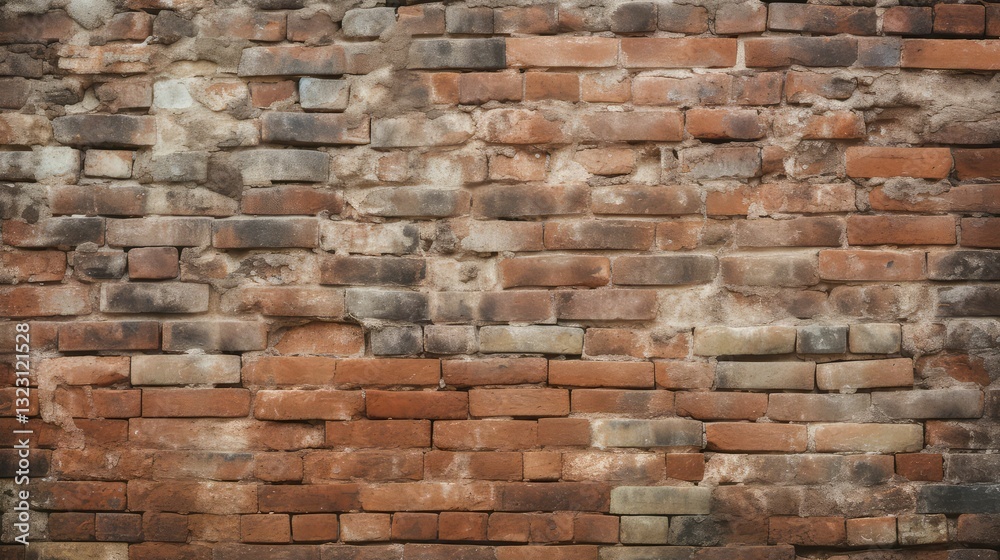 Obraz premium red brick wall texture