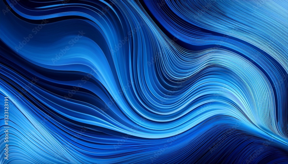 abstract blue wave art displaying flowing lines and gradients abstract blue wave art displaying flowing lines and gradients