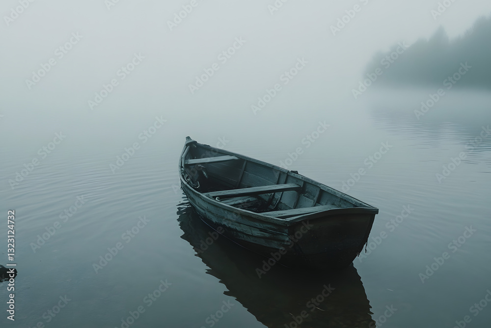 Obraz premium boat on the river