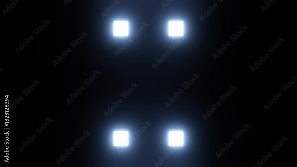 Luminescent purple neon lines expanding dynamically from black background corners, creating vibrant abstract visual movement with glowing energetic light patterns