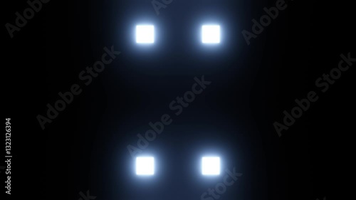 Luminescent purple neon lines expanding dynamically from black background corners, creating vibrant abstract visual movement with glowing energetic light patterns