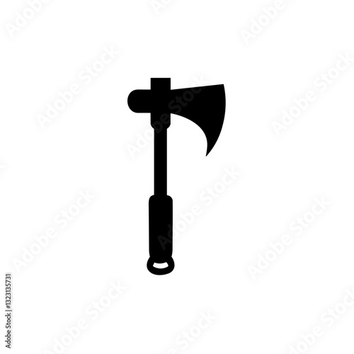 Minimalist Hatchet Axe Icon