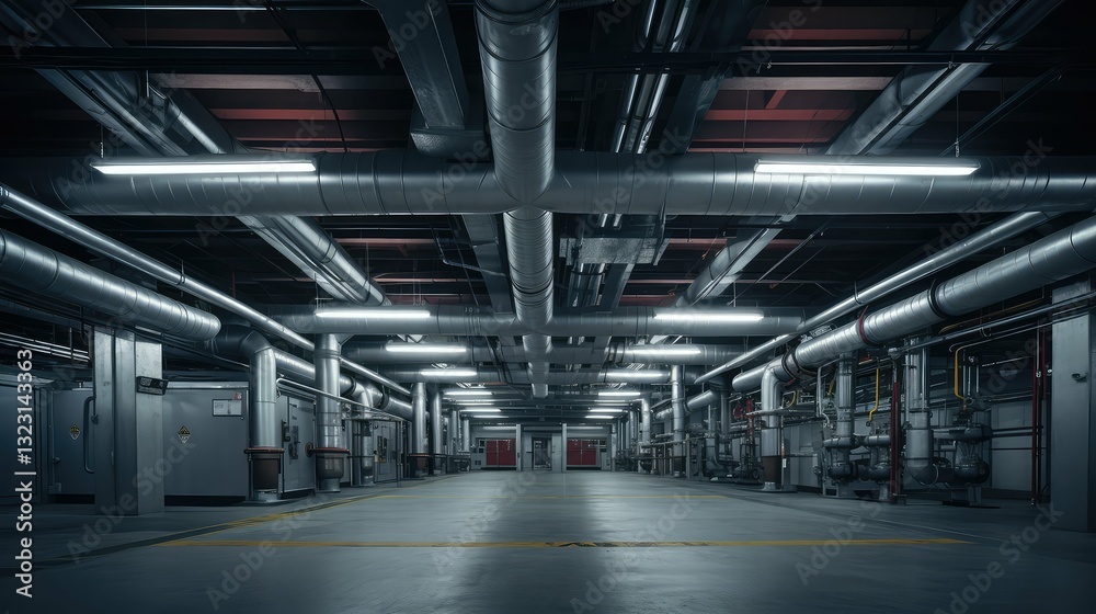 Obraz premium ducts hvac metal