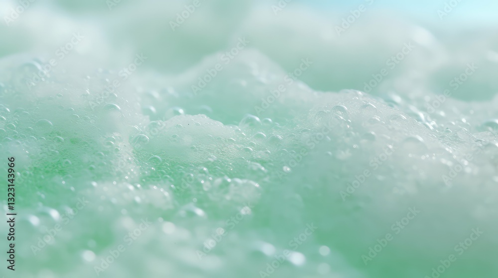 Obraz premium frothy seafoam texture