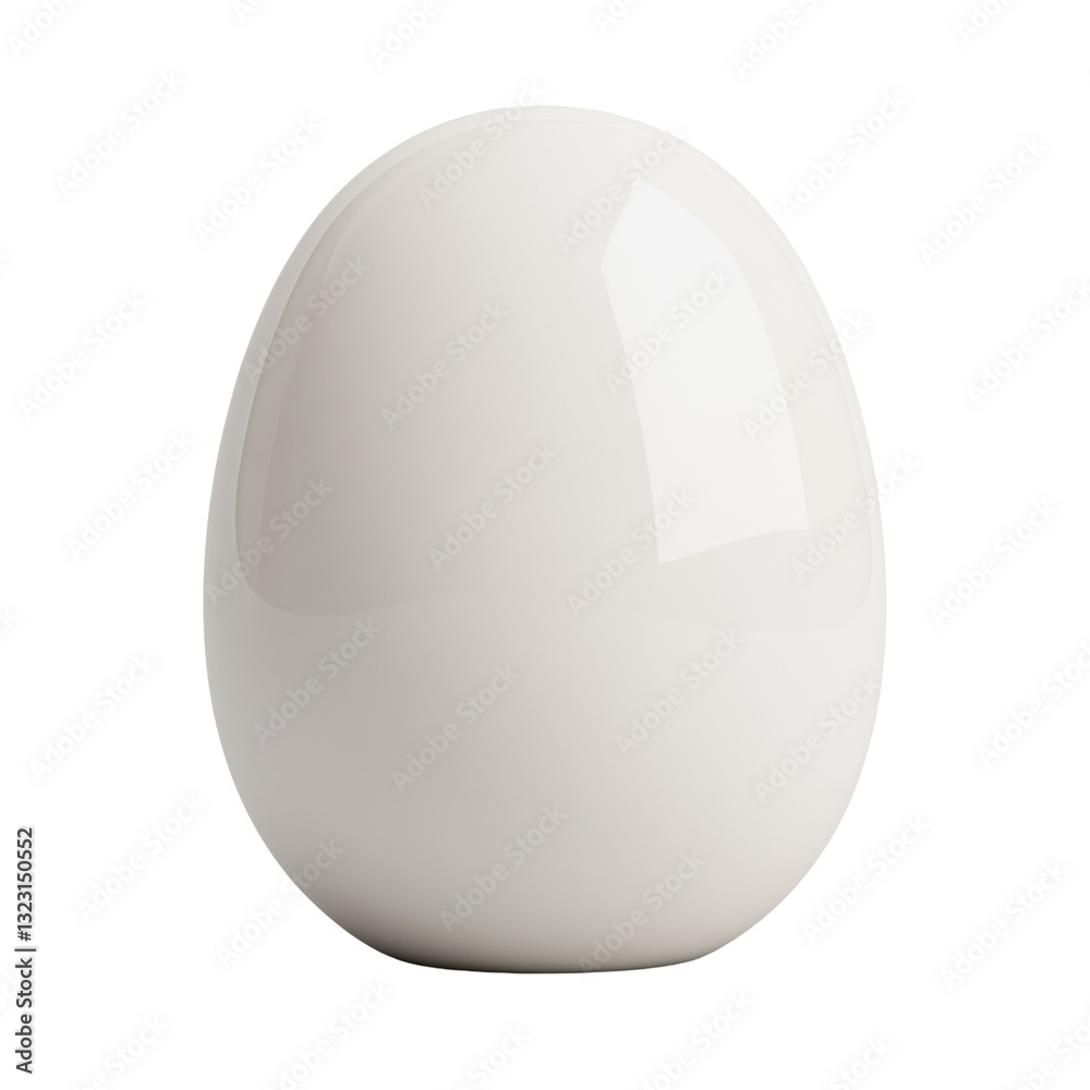 Fresh white egg nestled on a soft surface symbolizing purity and simplicity in culinary or natural settings isolated white background Fresh white egg nestled on a soft surface symbolizing purity and simplicity in culinary or natural settings isolated white background
