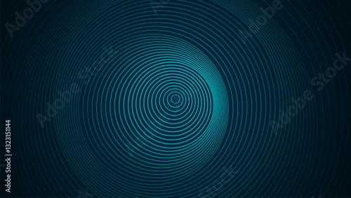 Dark background with circle shapes arranged in an orderly and dimensional manner.