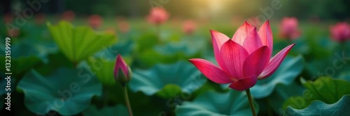 Colorful petal-like leaves unfolding from a stem, nature photography, petals