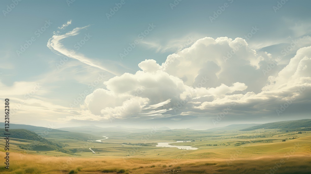 Obraz premium shadow clouds on white