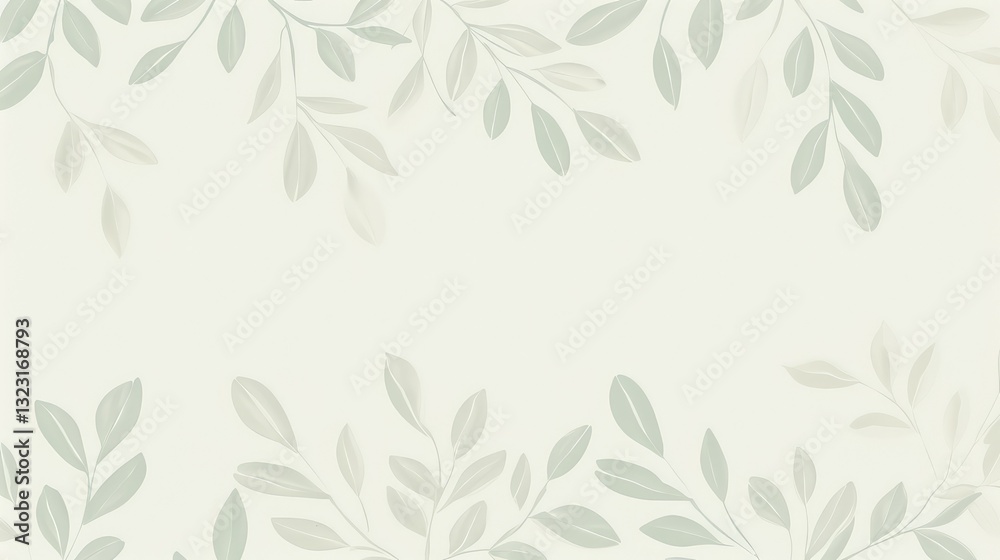 Obraz premium design simple leaf pattern