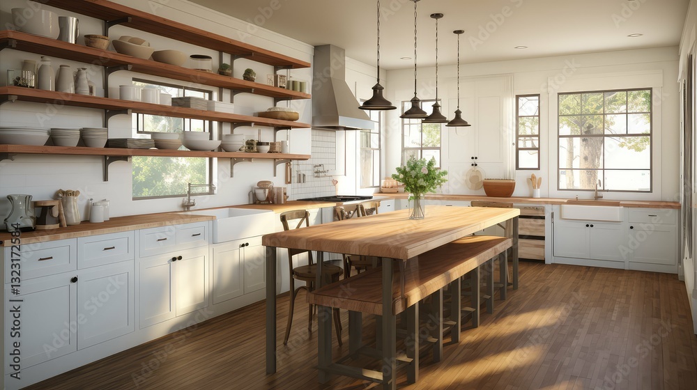 Fototapeta premium style remodeling kitchen