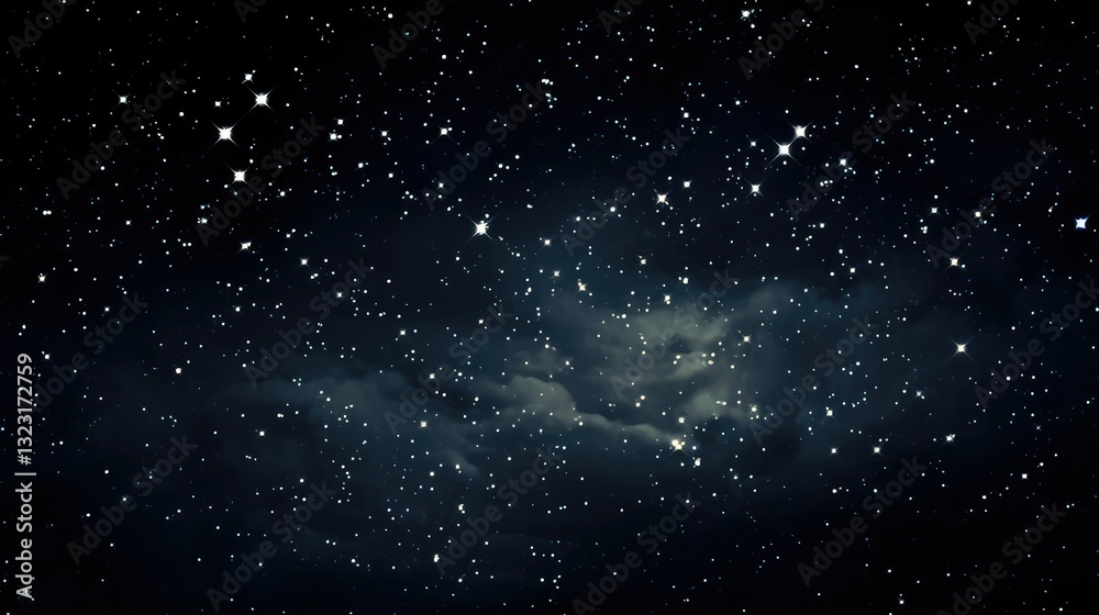 Fototapeta premium stars cardboard black