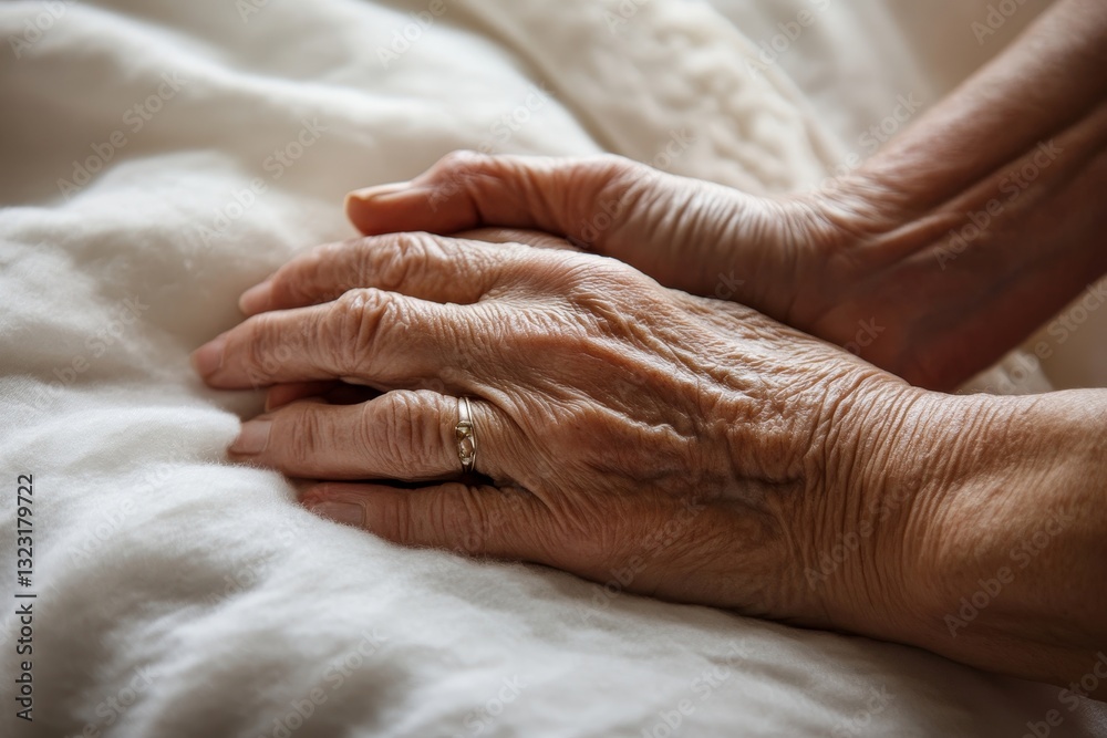 Fototapeta premium Touch someones life with kindness. Cropped shot of two people holding hands in comfort