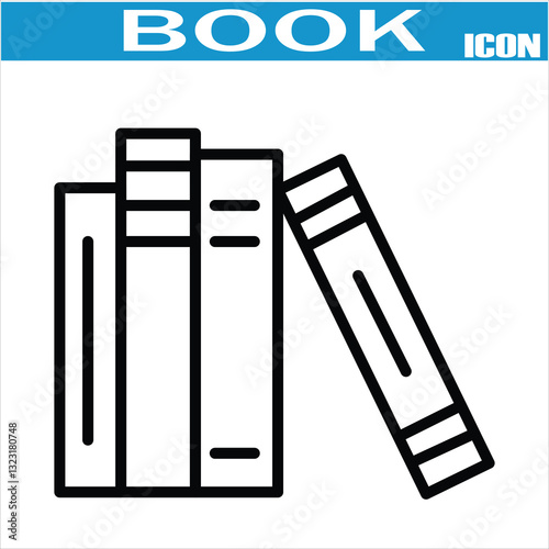 Book line icon. Open brochure, dictionary, learning, encyclopedia education, information reference vector illustration. Outline signs for library. Editable Stroke.   booklet and flyer icons. EPS 10.