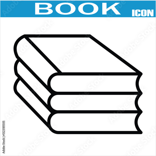 Book line icon. Open brochure, dictionary, learning, encyclopedia education, information reference vector illustration. Outline signs for library. Editable Stroke.   booklet and flyer icons. EPS 10.