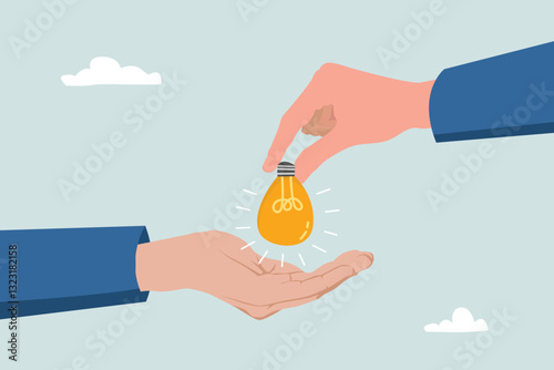 Business problems, ideas, decision making and solutions, job concepts and career paths, entrepreneurs who help put the light bulb for bright solutions.