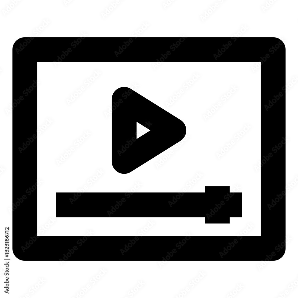 video and movie regular icon video and movie regular icon