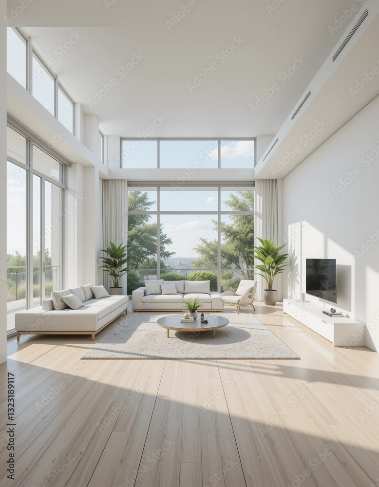 Fototapeta premium Smart & Simple – Stunning Minimalist Studio Illustrations for Modern Urban Living