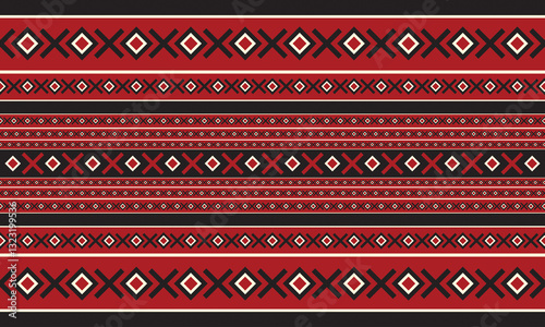 Vintage Sadu Arabian Motifs Rug