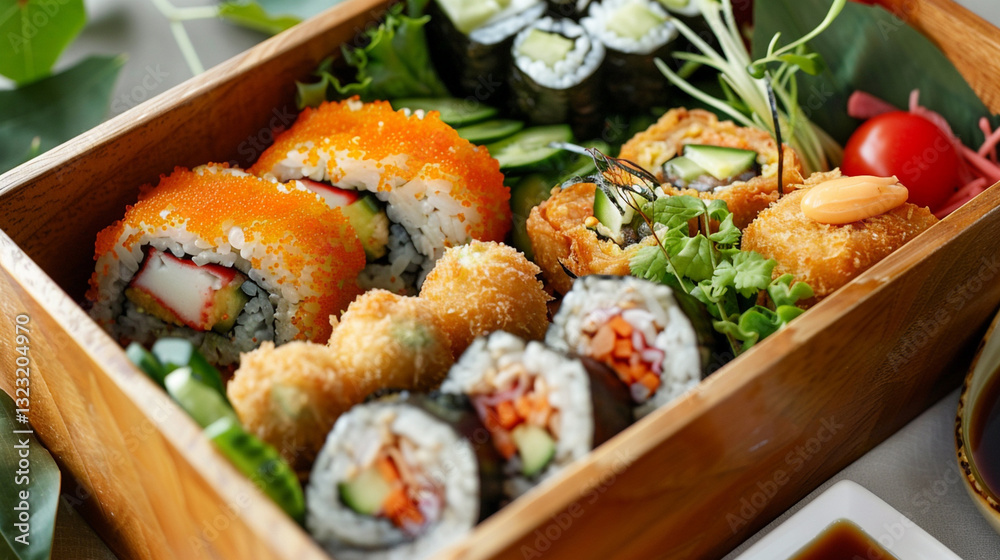 Appetizing Sushi Bento Box Appetizing Sushi Bento Box