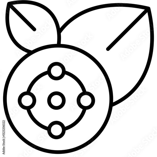 Antioxidants Outline icon 