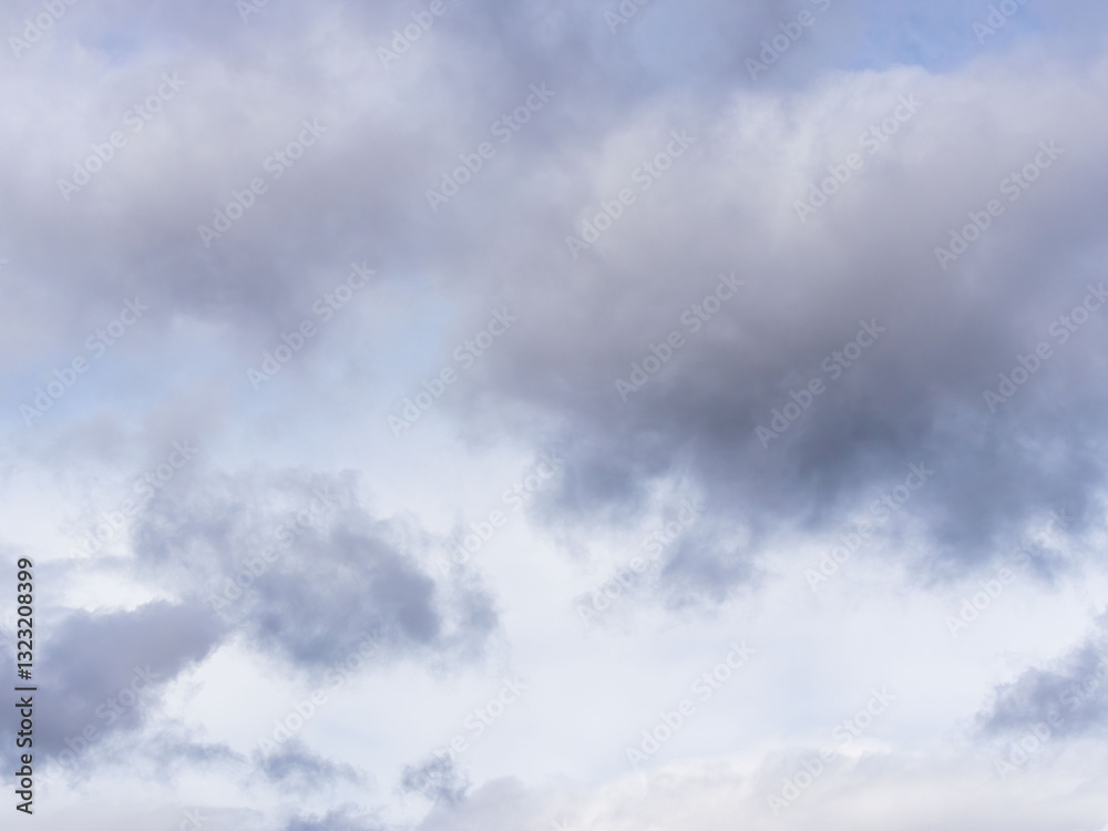 Obraz premium 春の曇りがちな空05